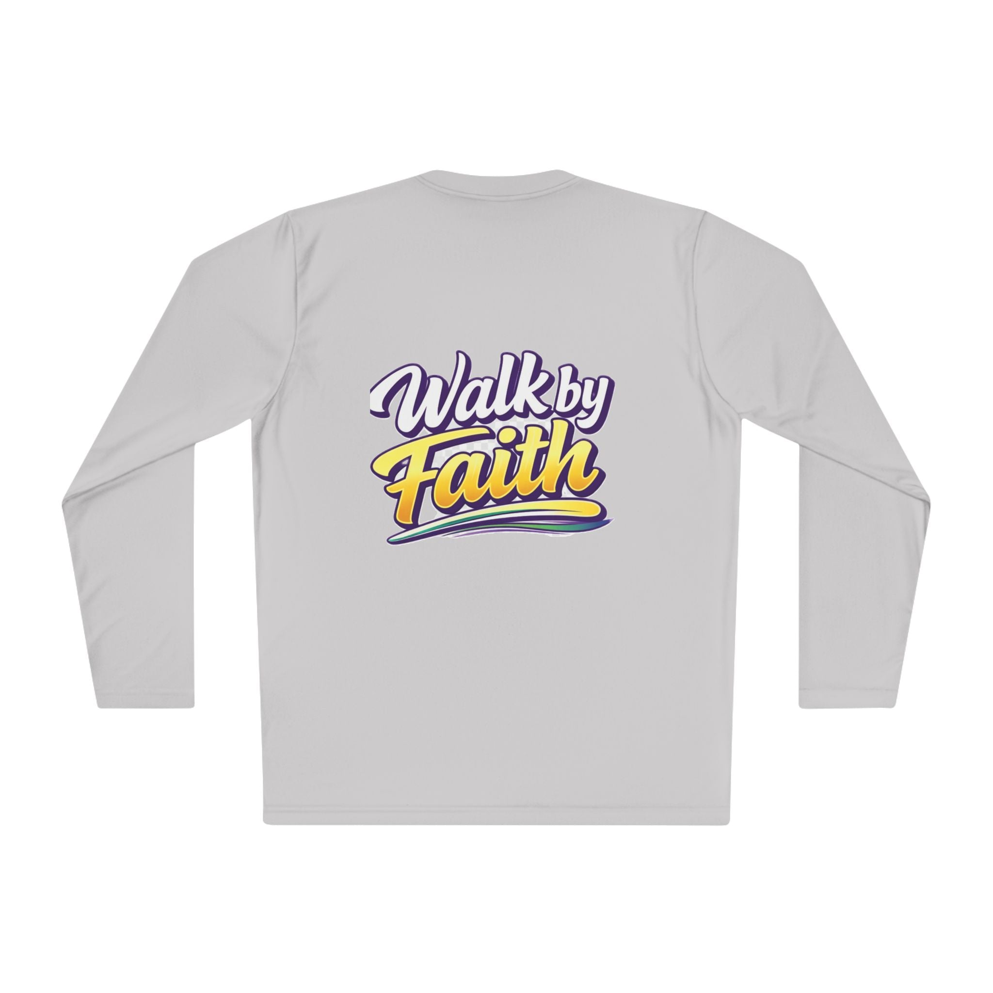 Holy Rollers Christian apparel: Holy Rollers graphic long sleeve tee | Walk by Faith design