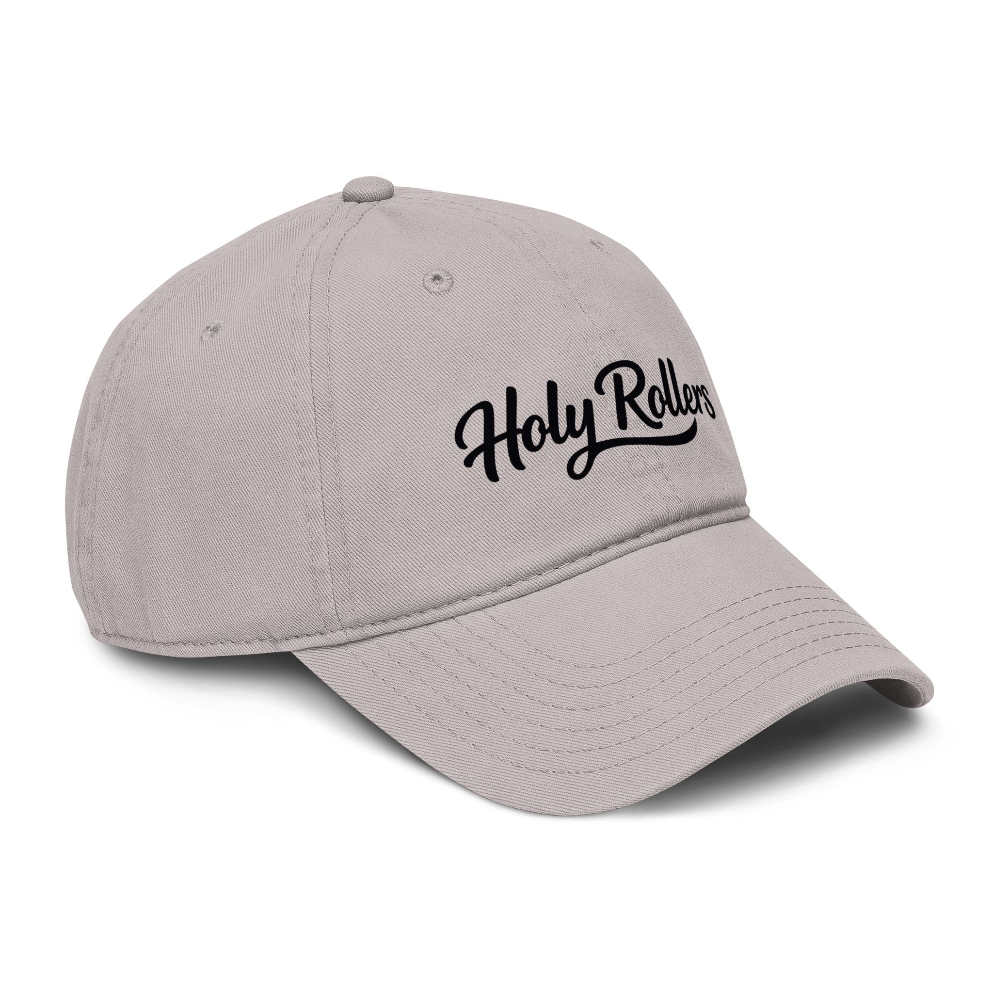 Holy Rollers Christian apparel: Holy Rollers Baseball Cap | Script Logo Embroidered Hat