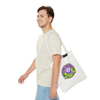 Christian Tote Bag — "Walk by Faith" / "Holy Rollers" Inspirational Canvas Tote