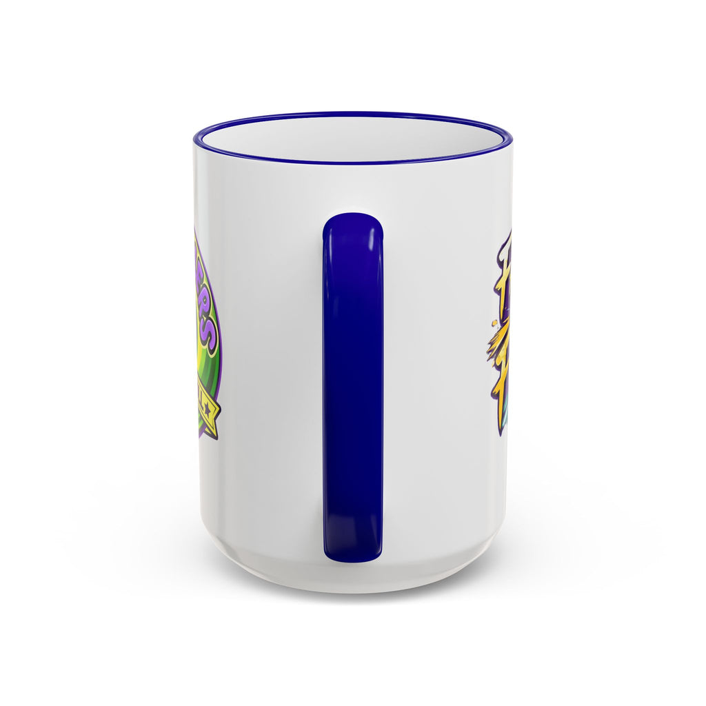 Holy Rollers Christian apparel thumbnail: Copy of Holy Roller Howlbat Logo Mug | Accent Rim & Handle