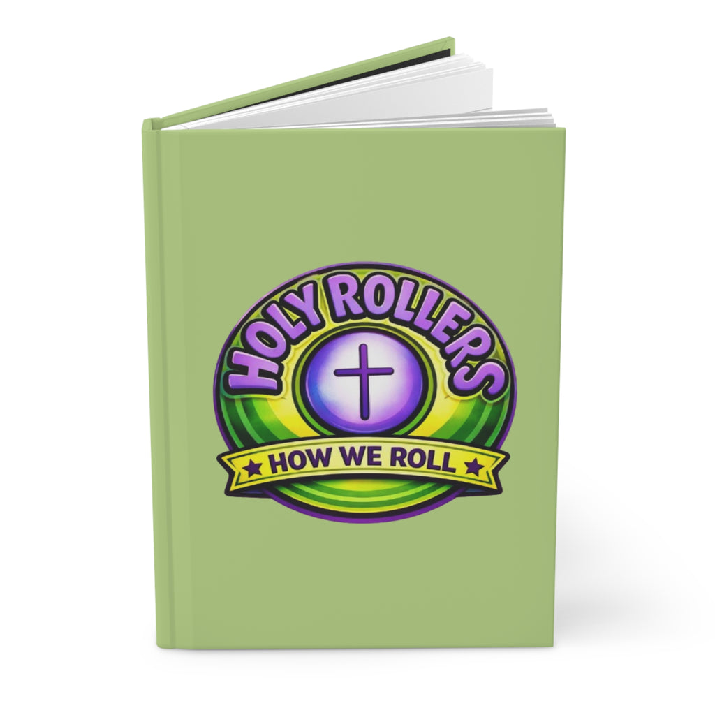 Holy Rollers Christian apparel thumbnail: Christian Journal — "Walk By Faith" Hardcover Notebook (Holy Rollers Design)