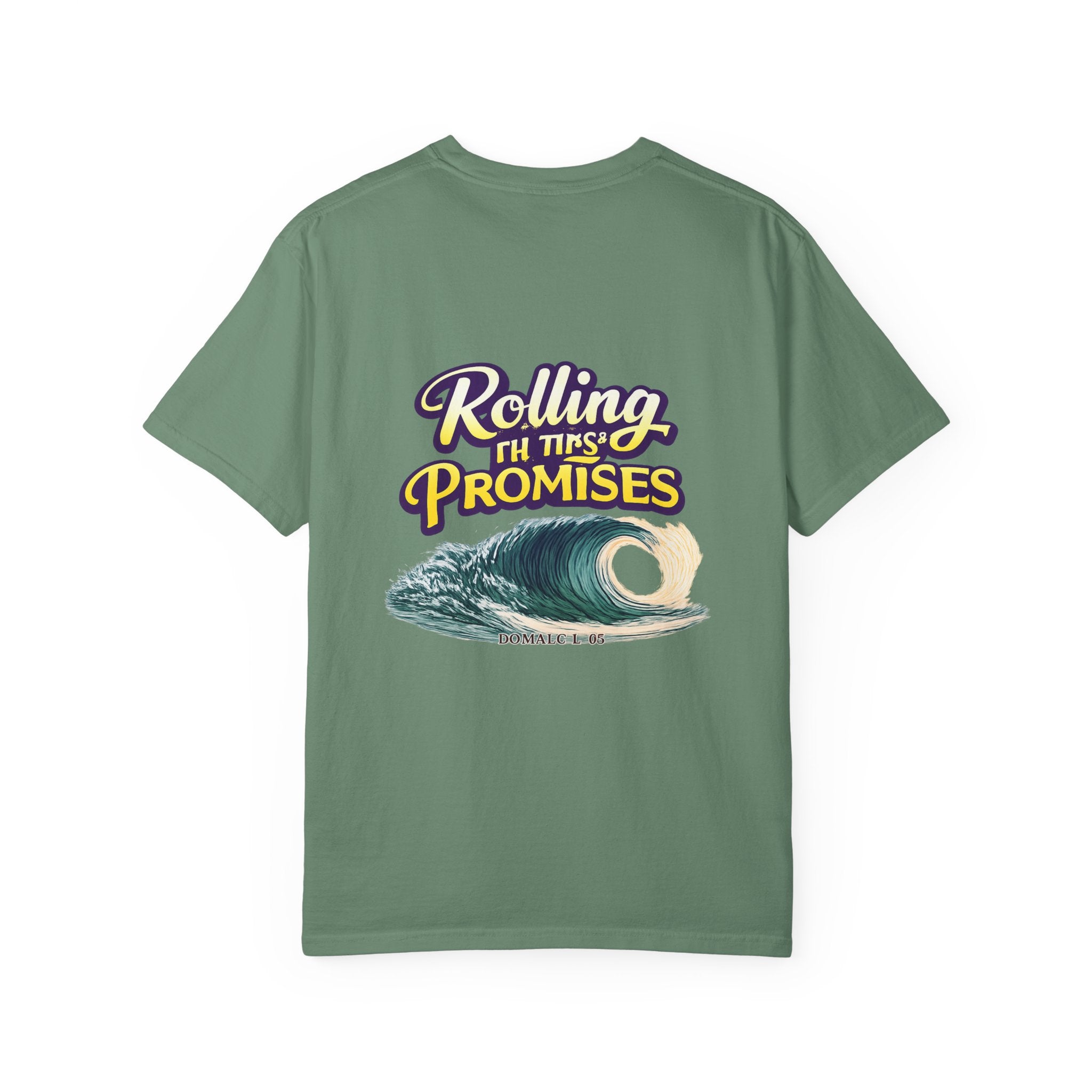 Holy Rollers Christian apparel: Rolling in His Promises Holy Rollers T-shirt | Joyful Faith Christian Message