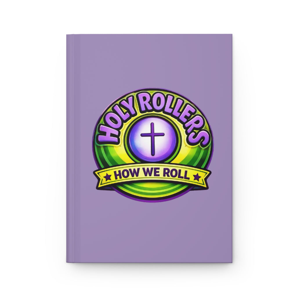 Holy Rollers Christian apparel thumbnail: Christian Journal — "Faith Over Fear" Hardcover Notebook (Holy Rollers Design)