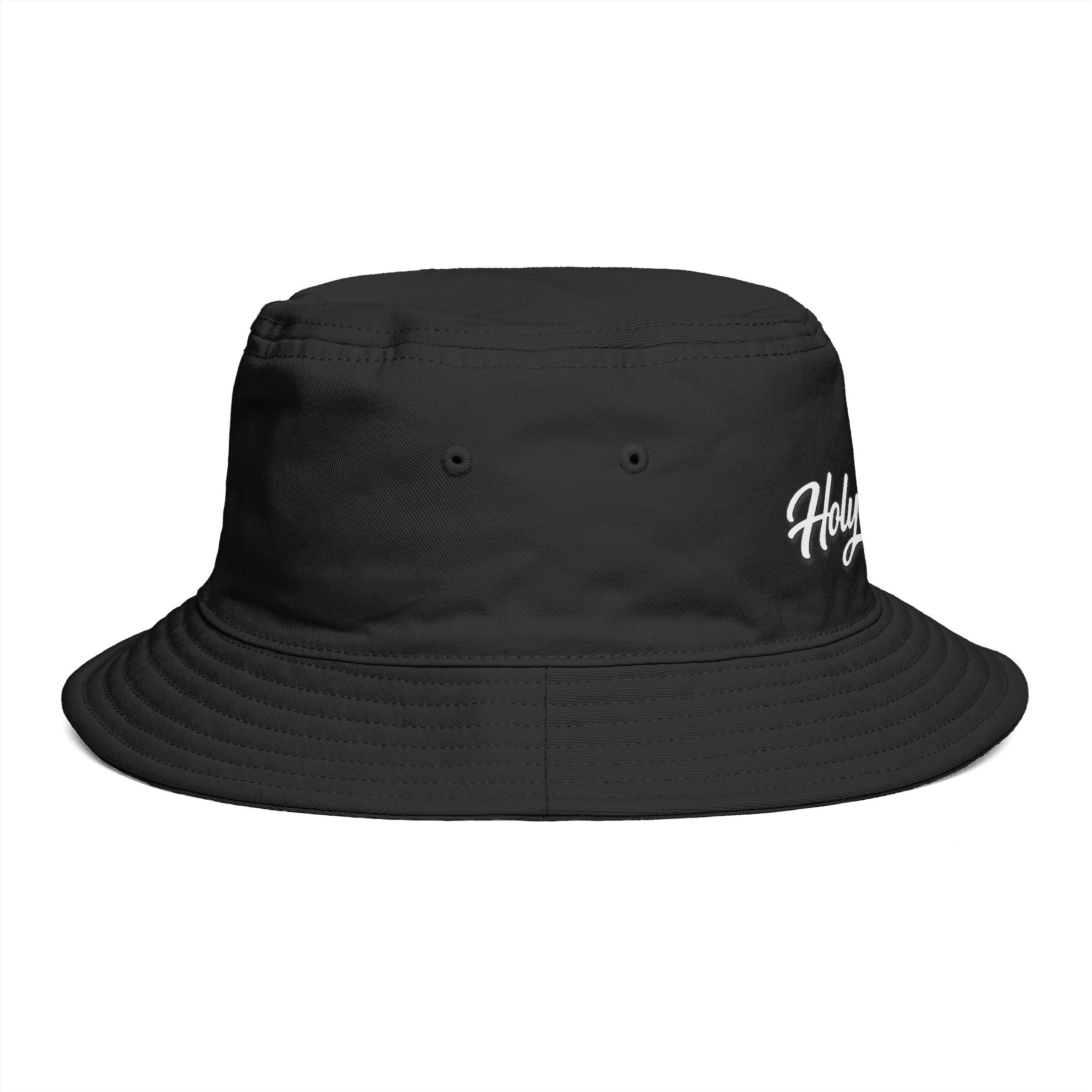 Holy Rollers Christian apparel: Holy Rollers Embroidered Bucket Hat — Brown Casual Faith-Inspired Sun Hat