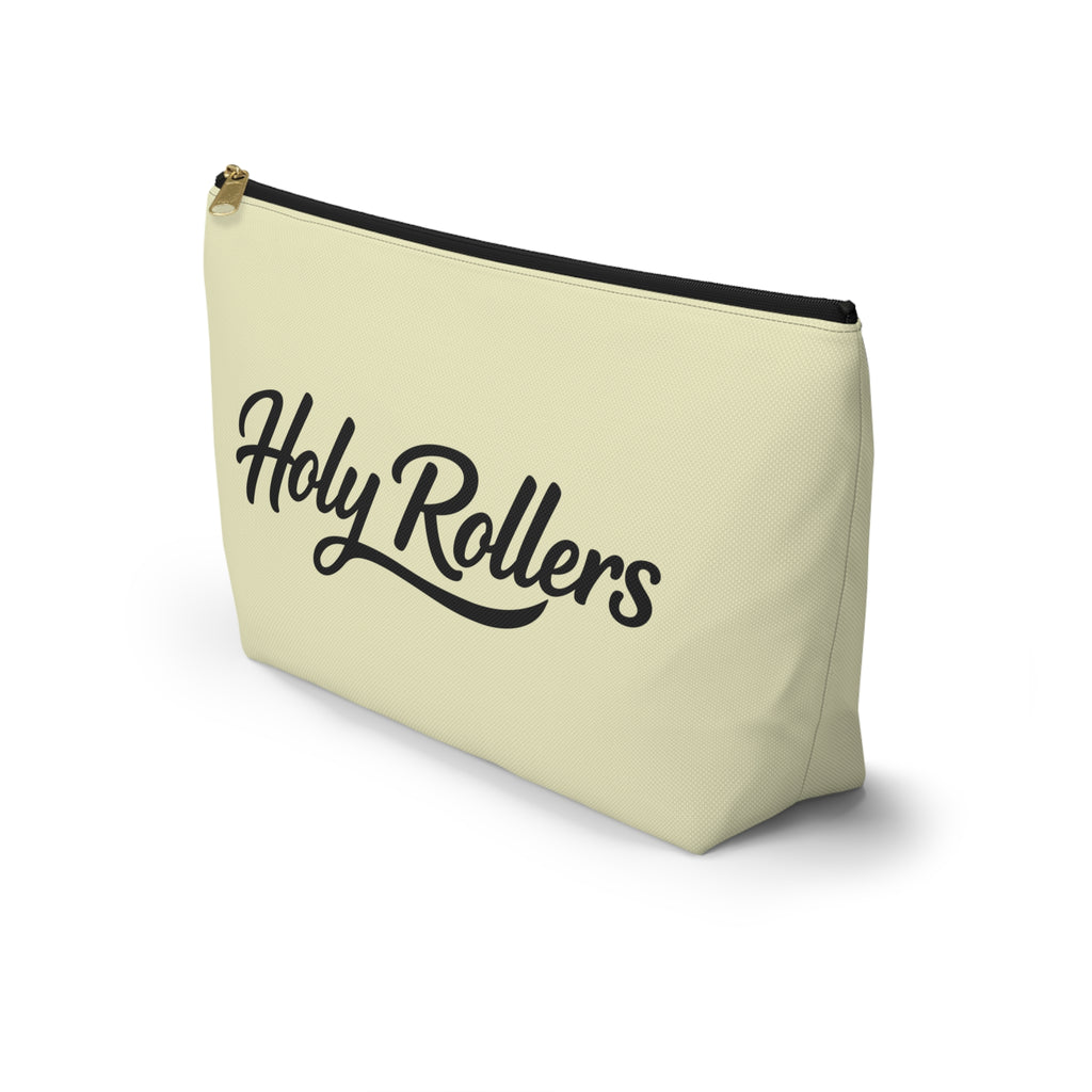 Holy Rollers Christian apparel thumbnail: Grace Upon Grace Accessory Pouch — 'Holy Rollers' Christian Makeup & Travel Bag