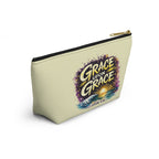 Grace Upon Grace Accessory Pouch — 'Holy Rollers' Christian Makeup & Travel Bag