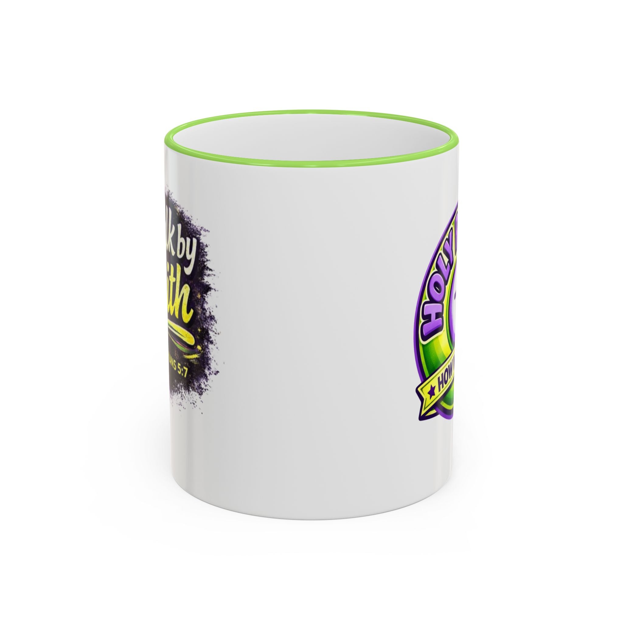 Holy Rollers Christian apparel: Holy Roller Howlbat Logo Mug | Accent Rim & Handle