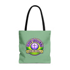 Christian Tote Bag — "Rolling in His Promises" / Holy Rollers Design