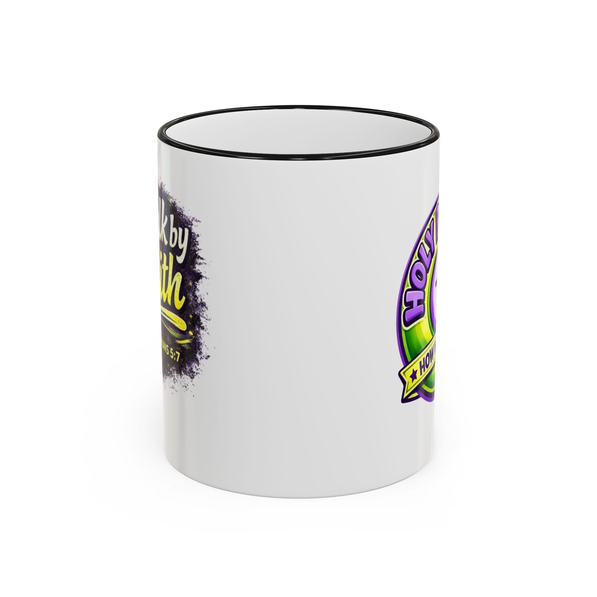 Holy Rollers Christian apparel: Holy Roller Howlbat Logo Mug | Accent Rim & Handle