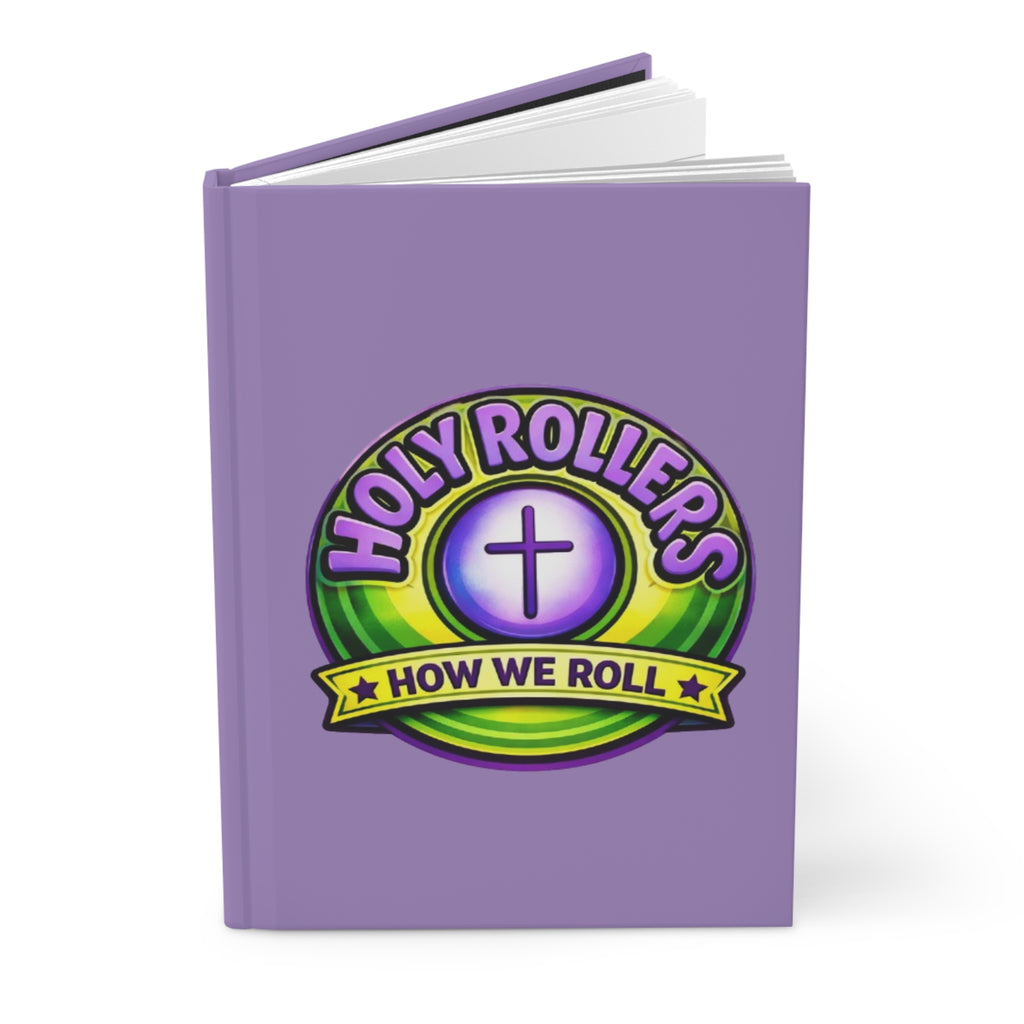 Holy Rollers Christian apparel thumbnail: Faith Over Fear Hardcover Journal | Holy Rollers How We Roll Notebook