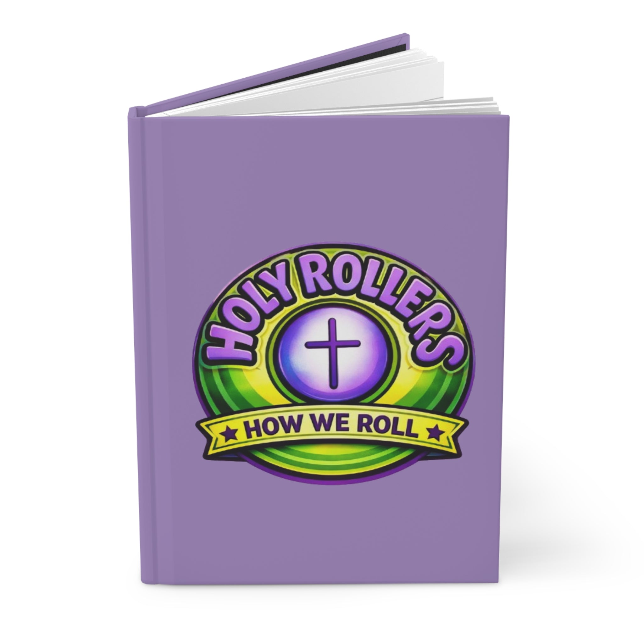 Holy Rollers Christian apparel: Faith Over Fear Hardcover Journal | Holy Rollers How We Roll Notebook