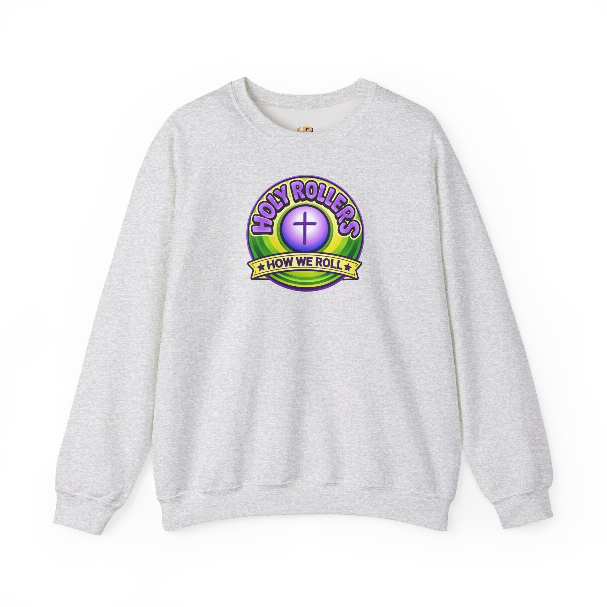 Holy Rollers Christian apparel: Holy Rollers How We Roll sweatshirt | Christian faith crewneck