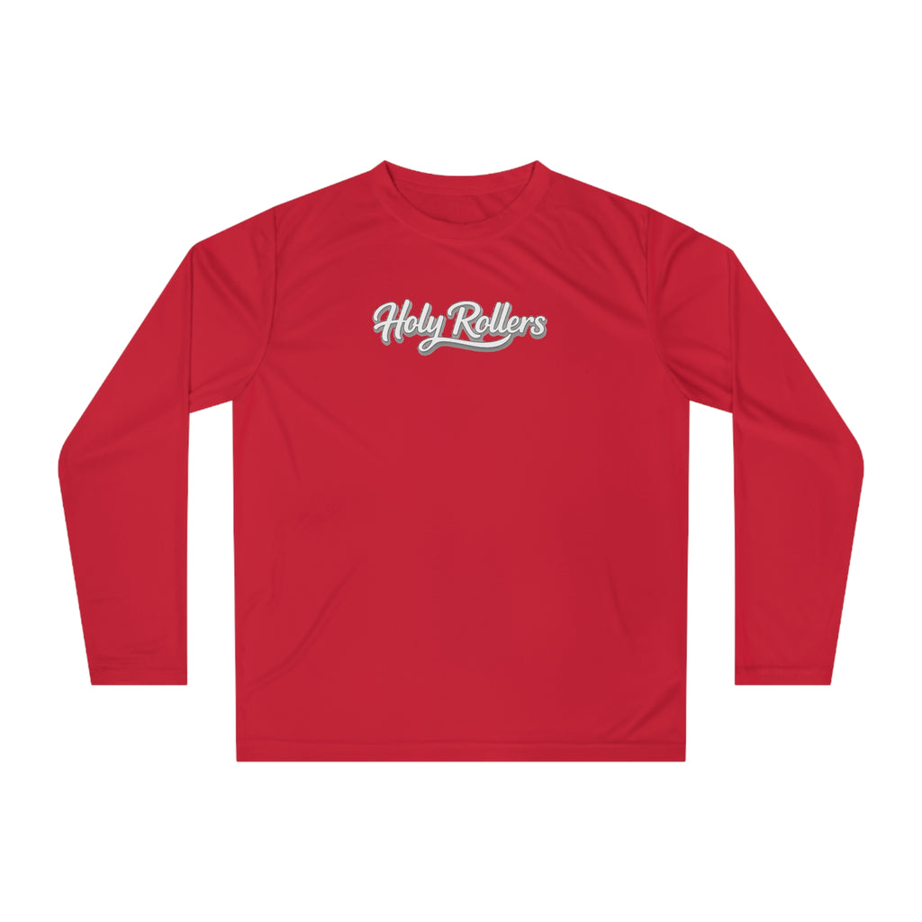 Holy Rollers Christian apparel thumbnail: Holy Rollers Performance Long Sleeve — "Light of the World" Christian Shirt