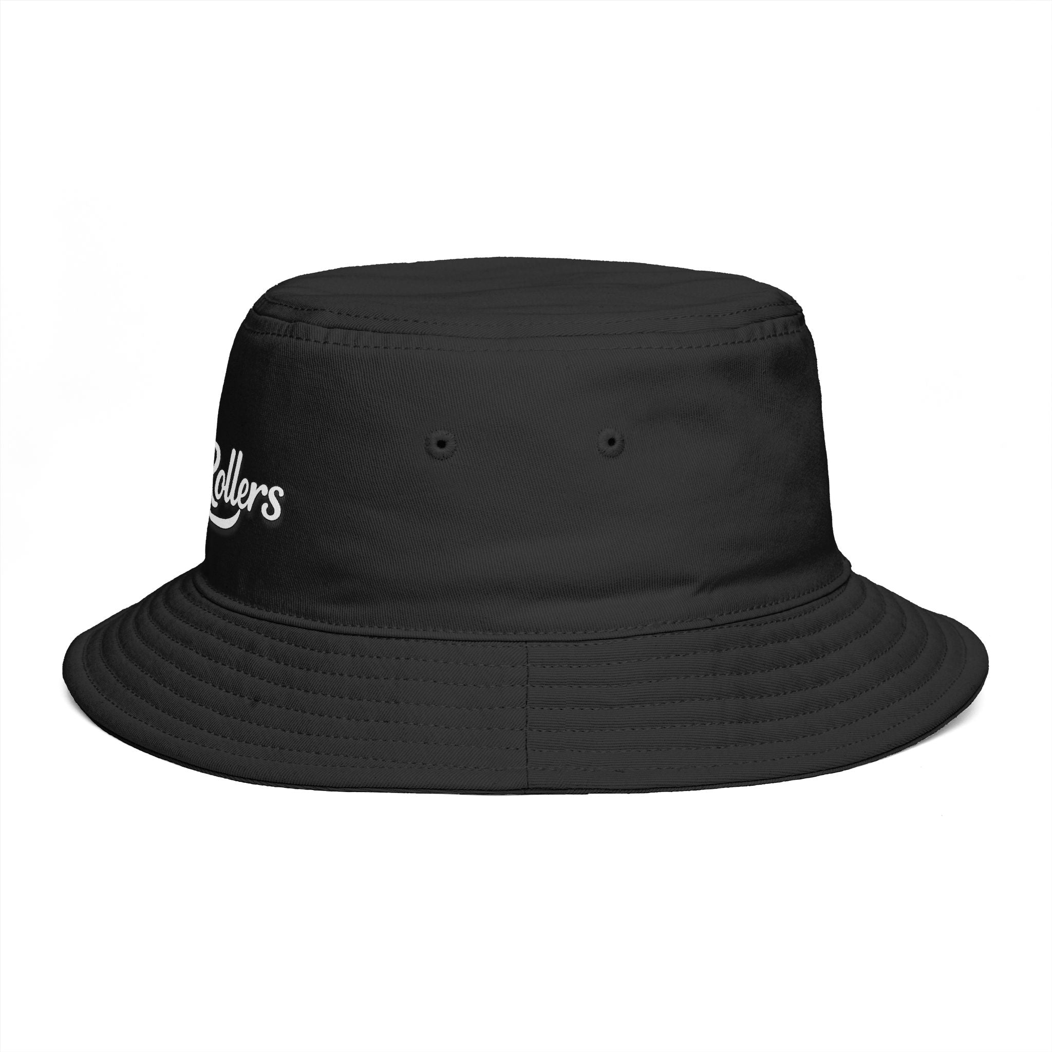 Holy Rollers Christian apparel: Holy Rollers Embroidered Bucket Hat — Brown Casual Faith-Inspired Sun Hat
