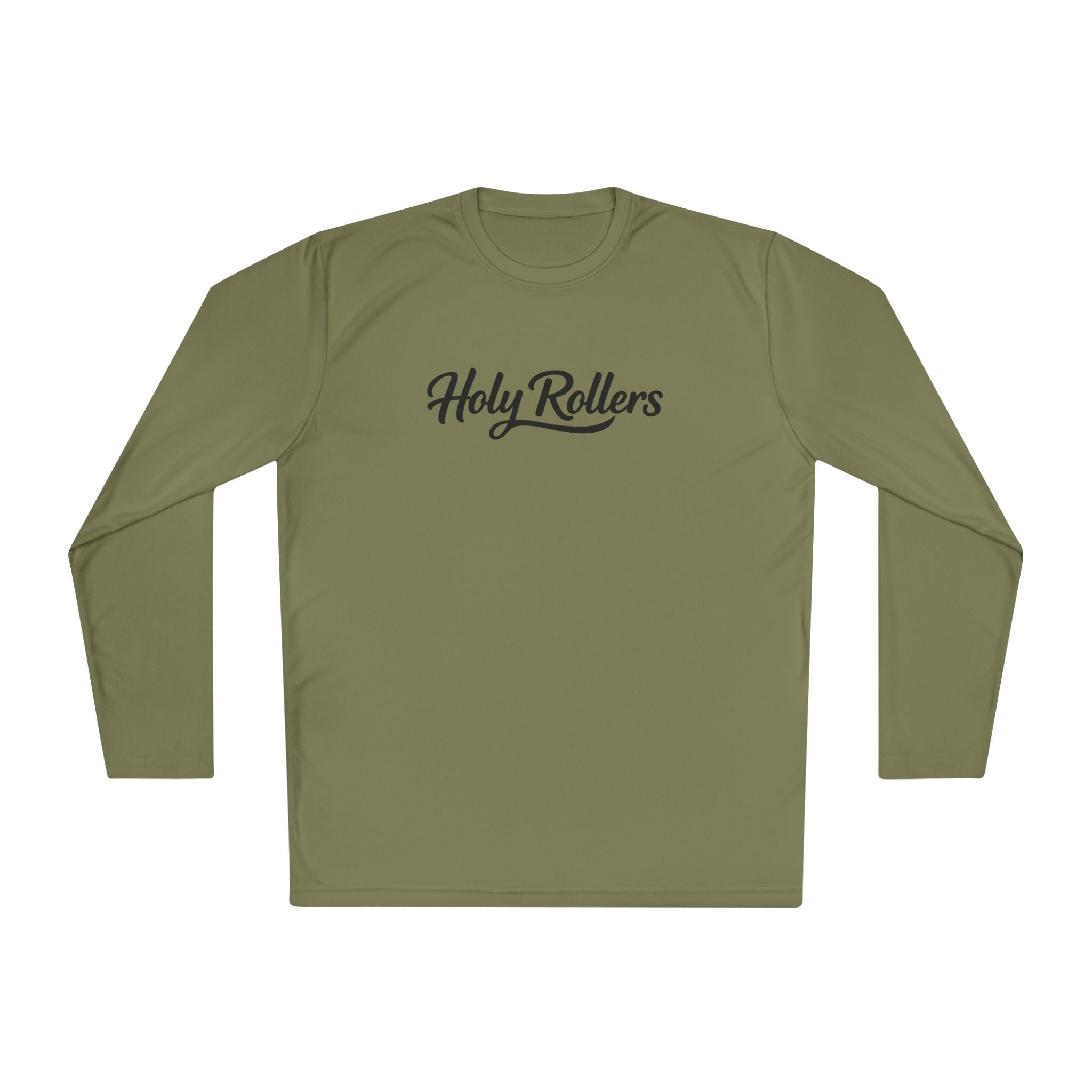Holy Rollers Christian apparel: Holy Rollers graphic long sleeve tee | Walk by Faith design