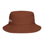 Holy Rollers Embroidered Bucket Hat — Brown Casual Faith-Inspired Sun Hat