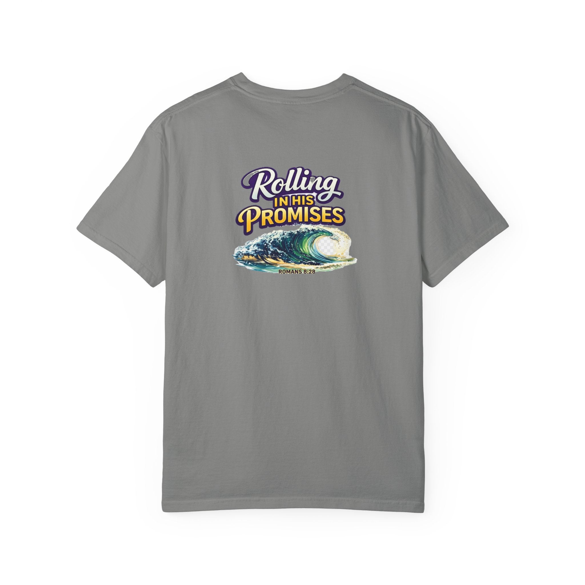 Holy Rollers Christian apparel: Rolling in His Promises Holy Rollers T-shirt | Joyful Faith Christian Message