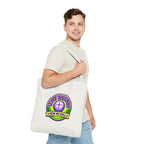 Christian Tote Bag — "Walk by Faith" / "Holy Rollers" Inspirational Canvas Tote