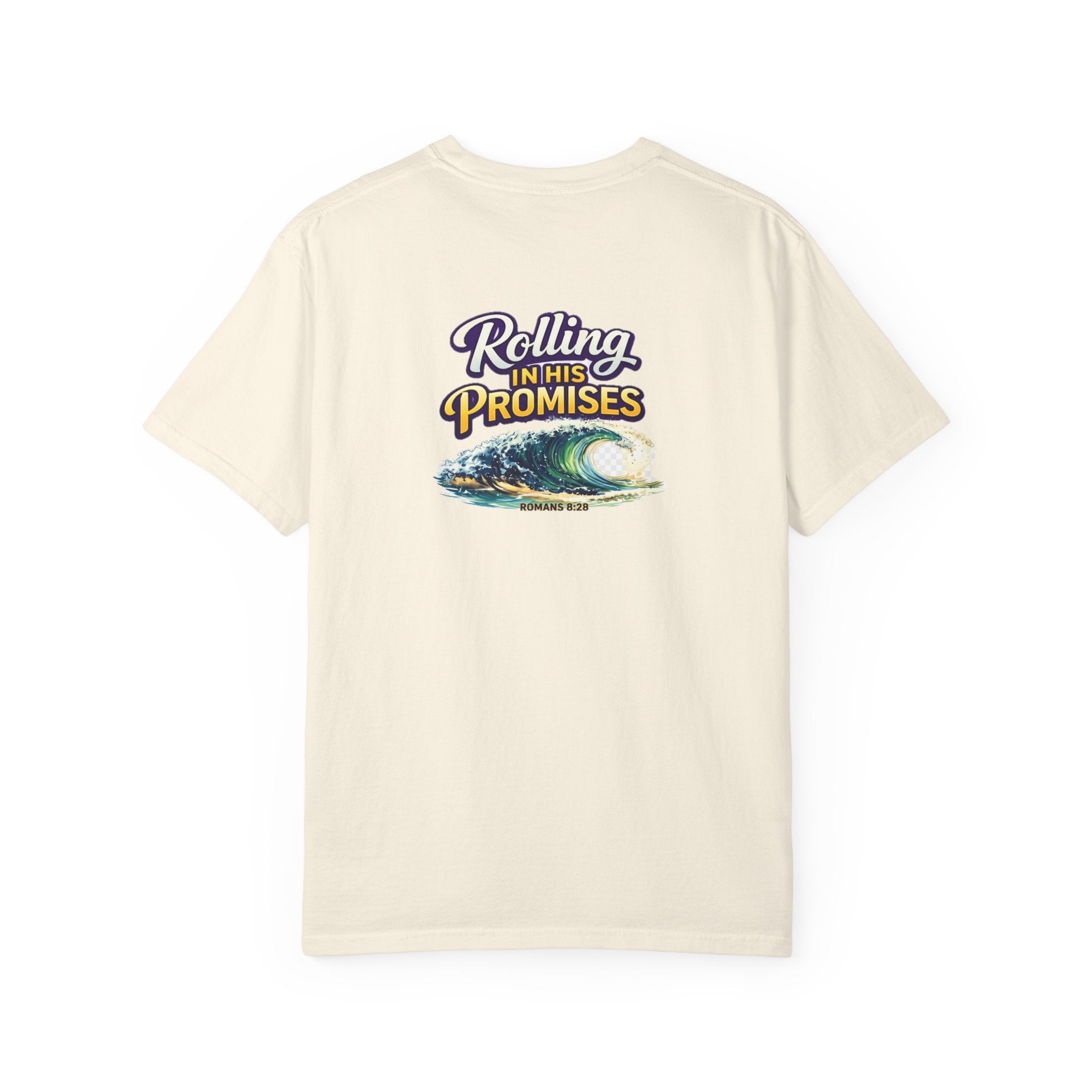 Holy Rollers Christian apparel: Rolling in His Promises Holy Rollers T-shirt | Joyful Faith Christian Message