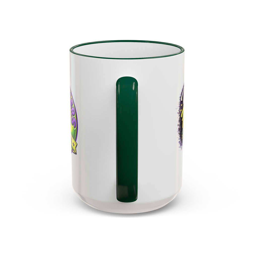 Holy Rollers Christian apparel thumbnail: Holy Roller Howlbat Logo Mug | Accent Rim & Handle