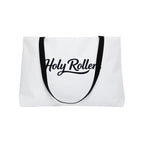 Holy Rollers Weekender Tote Bag | Rolling in His Promises Scripture Wave