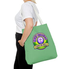 Christian Tote Bag — "Rolling in His Promises" / Holy Rollers Design