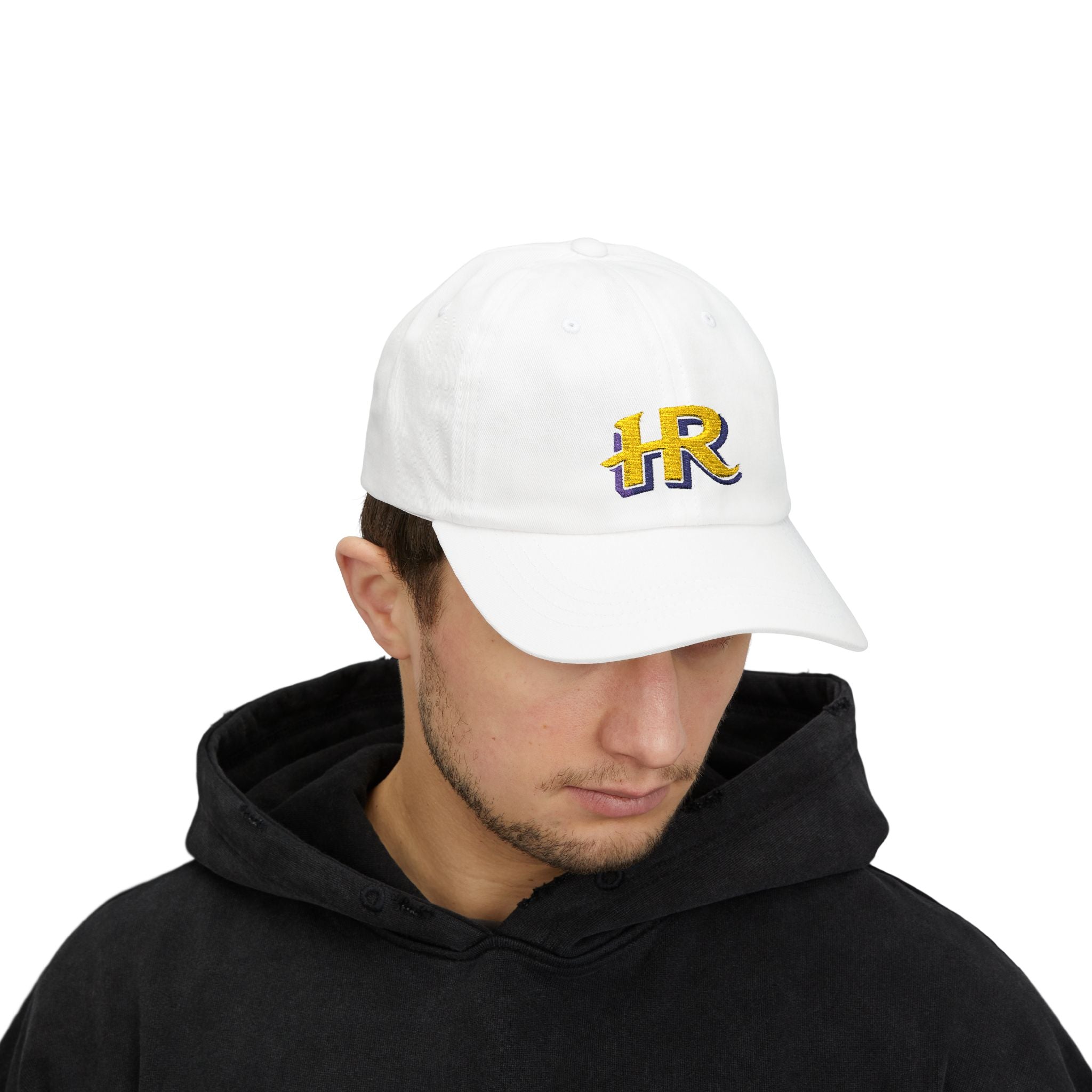 Holy Rollers Christian apparel: Embroidered Holy Rollers HR Baseball Dad Cap — Adjustable Classic Dad Hat