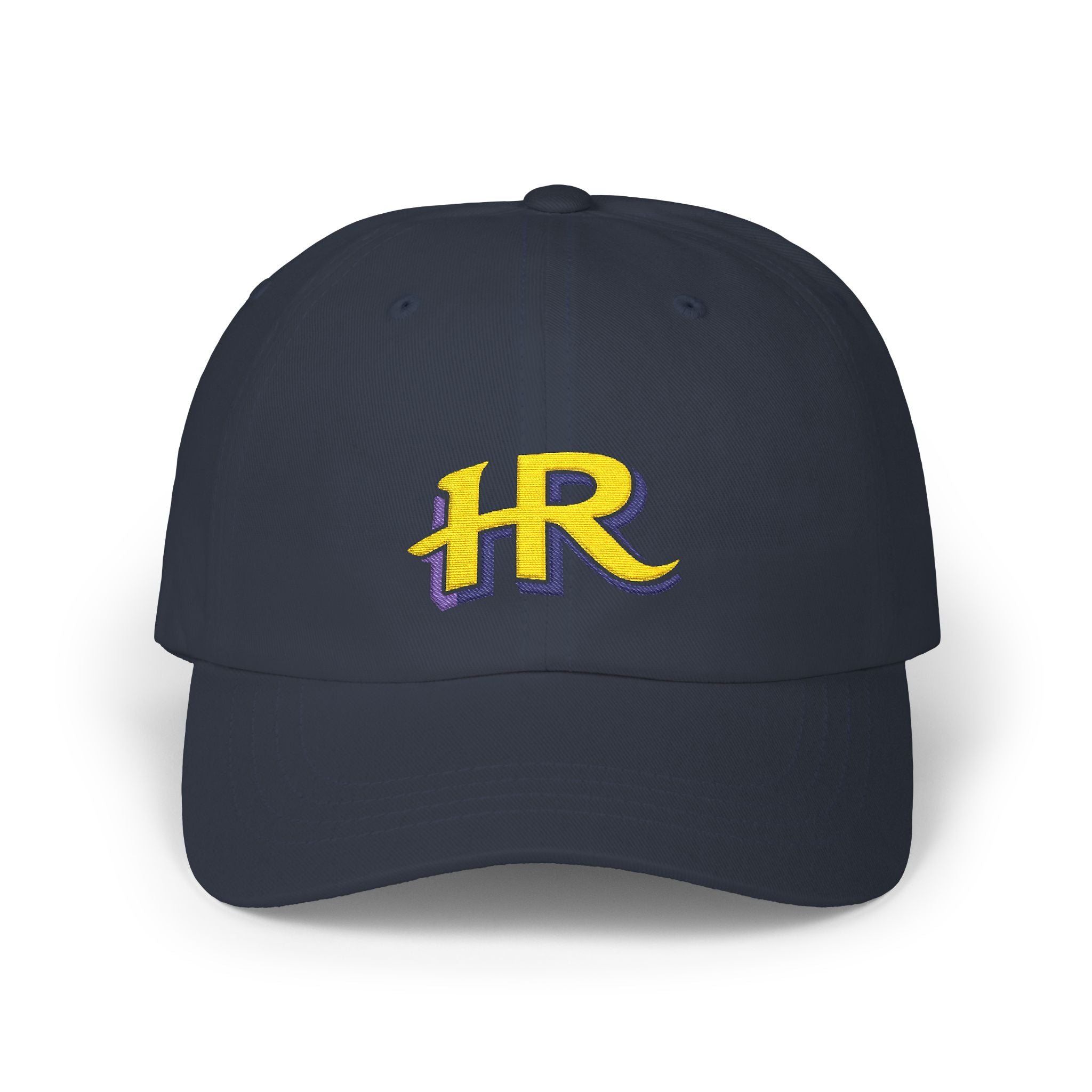 Holy Rollers Christian apparel: Embroidered Holy Rollers HR Baseball Dad Cap — Adjustable Classic Dad Hat