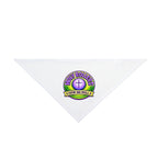 Pet Bandana — "Holy Rollers: How We Roll" Purple & Green Logo Dog Bandana
