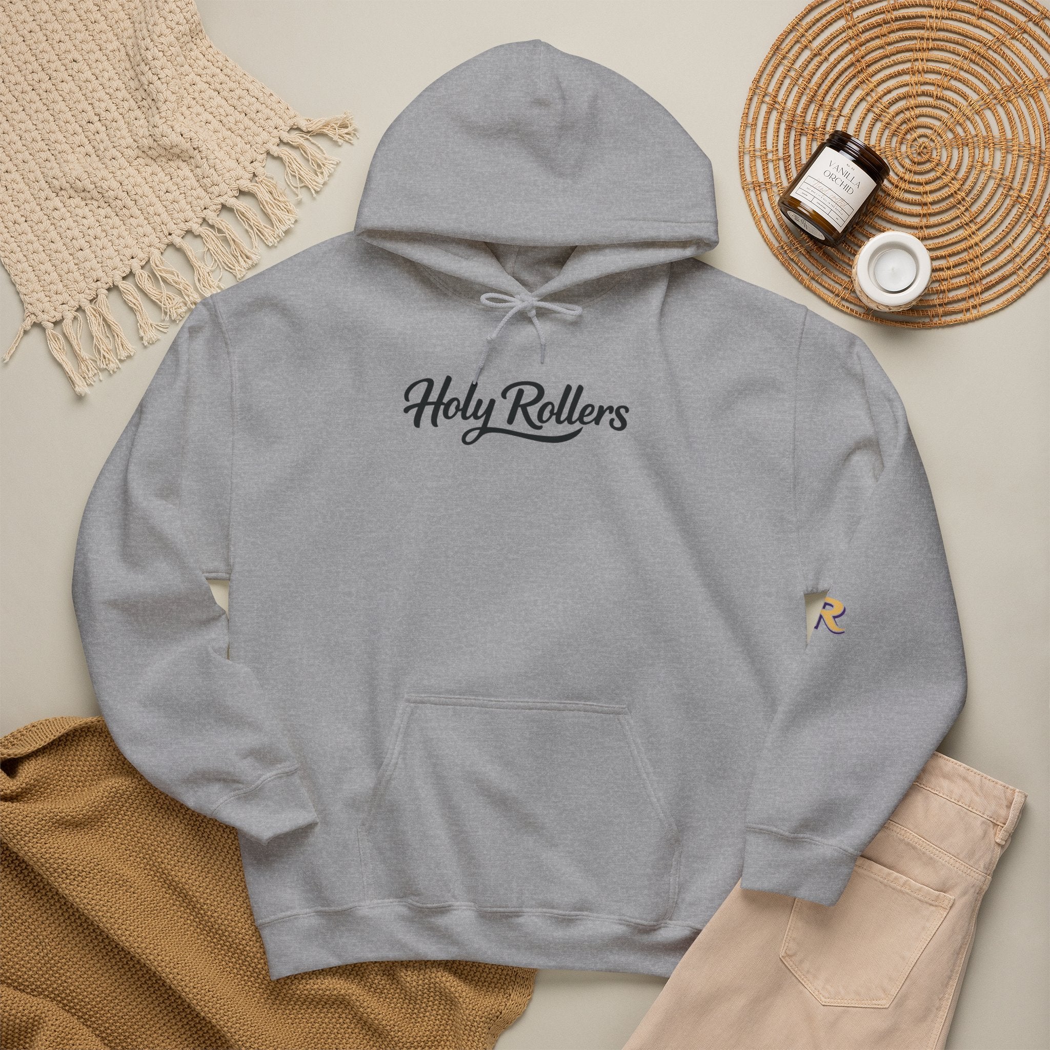 Holy Rollers Christian apparel: Holy Rollers "Light of the World" Hoodie — Christian Faith Graphic Pullover