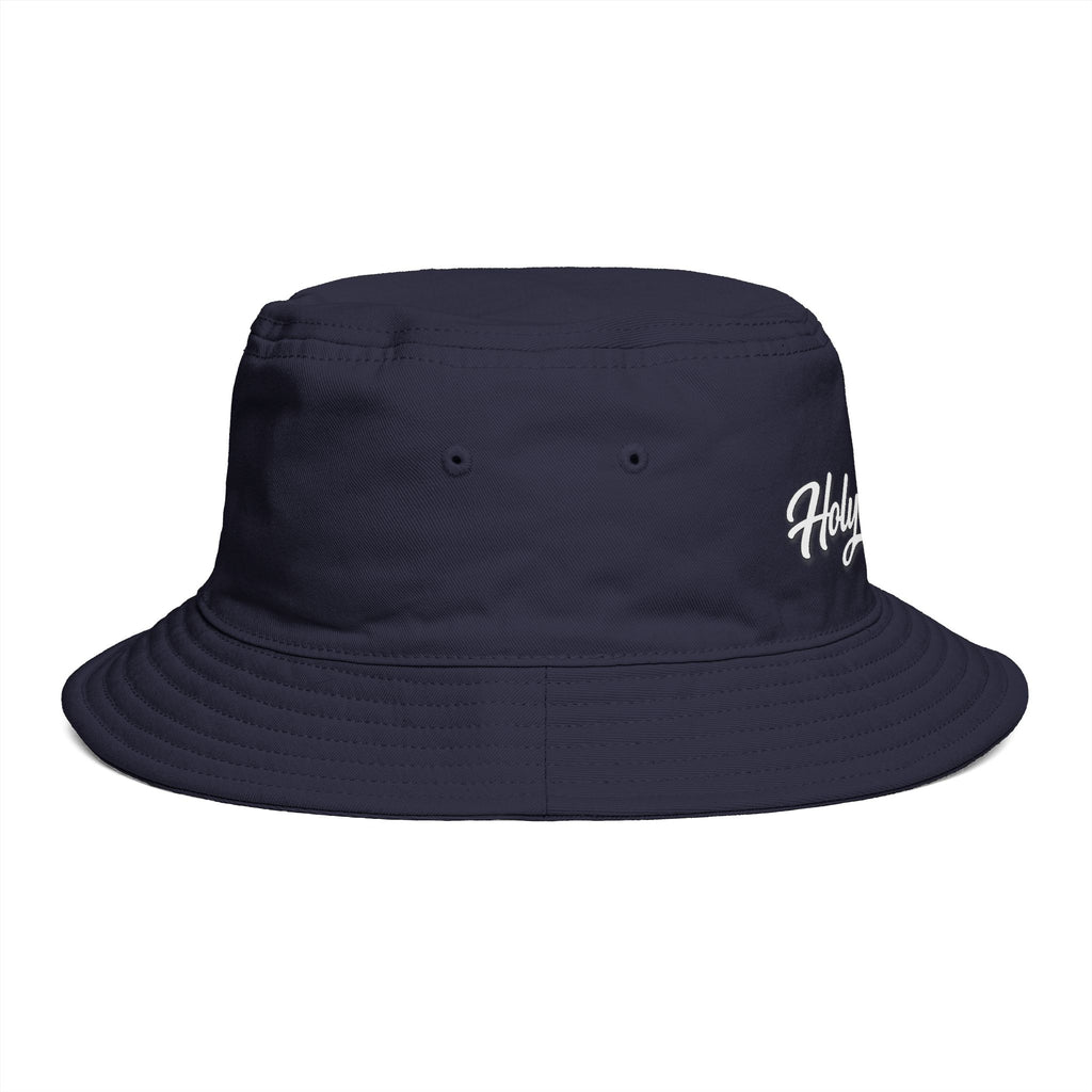 Holy Rollers Christian apparel thumbnail: Holy Rollers Embroidered Bucket Hat — Brown Casual Faith-Inspired Sun Hat