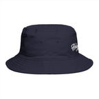 Holy Rollers Embroidered Bucket Hat — Brown Casual Faith-Inspired Sun Hat