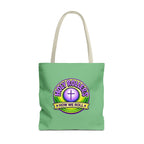 Christian Tote Bag — "Rolling in His Promises" / Holy Rollers Design