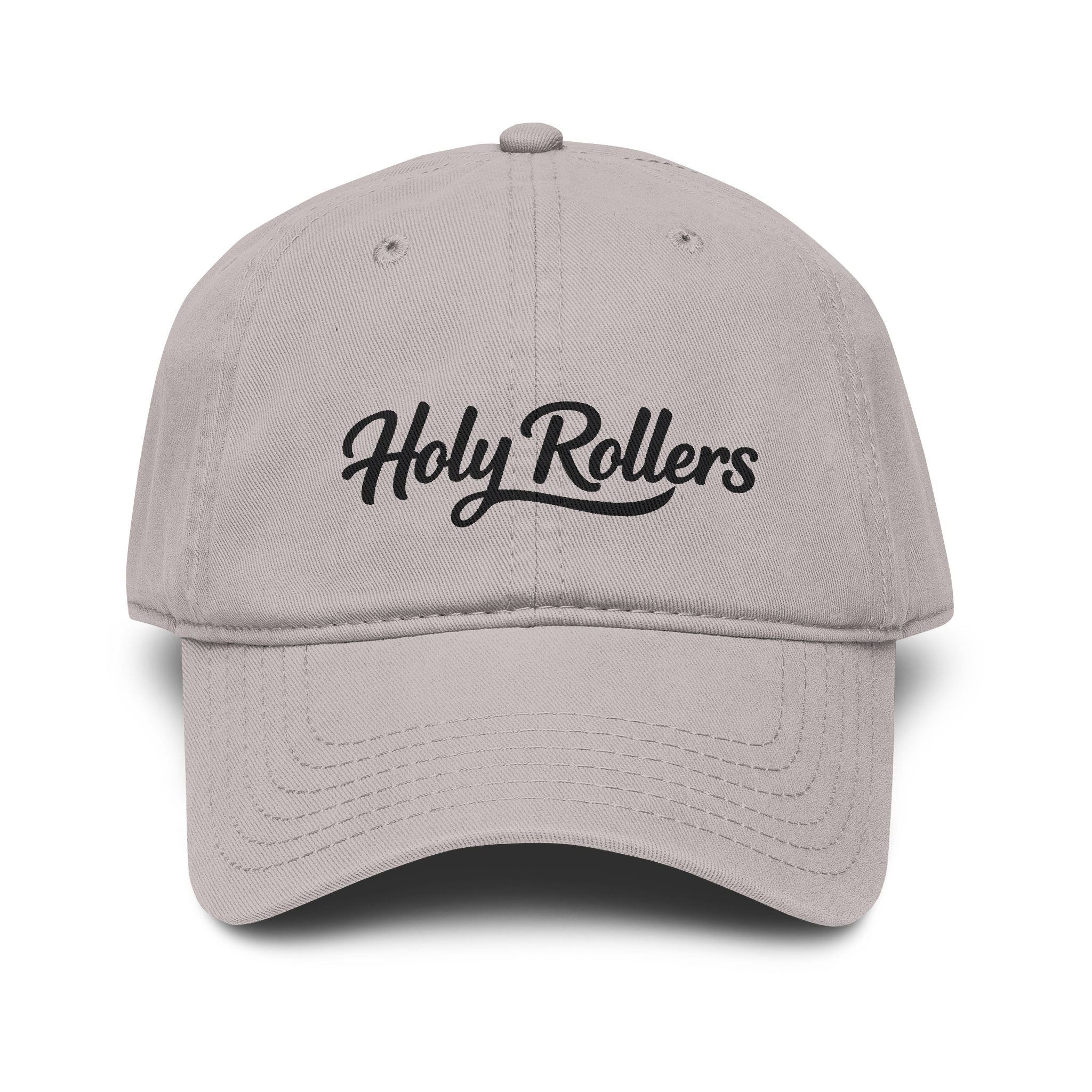 Holy Rollers Christian apparel: Holy Rollers Baseball Cap | Script Logo Embroidered Hat