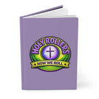Christian Journal — "Faith Over Fear" Hardcover Notebook (Holy Rollers Design)