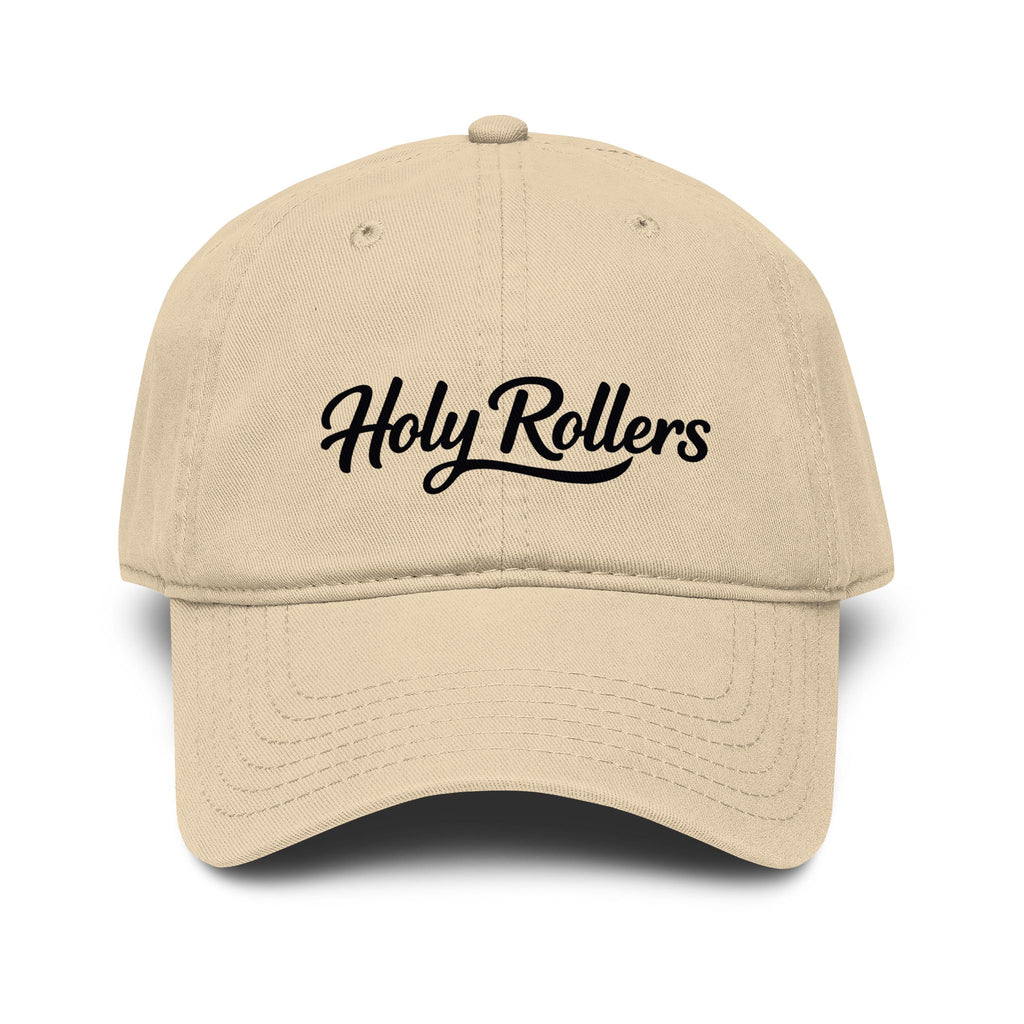 Holy Rollers Christian apparel thumbnail: Holy Rollers Baseball Cap | Script Logo Embroidered Hat