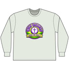 Faith Over Fear Long Sleeve Tee — "How We Roll" Holy Rollers Christian Shirt