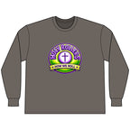 Faith Over Fear Long Sleeve Tee — "How We Roll" Holy Rollers Christian Shirt