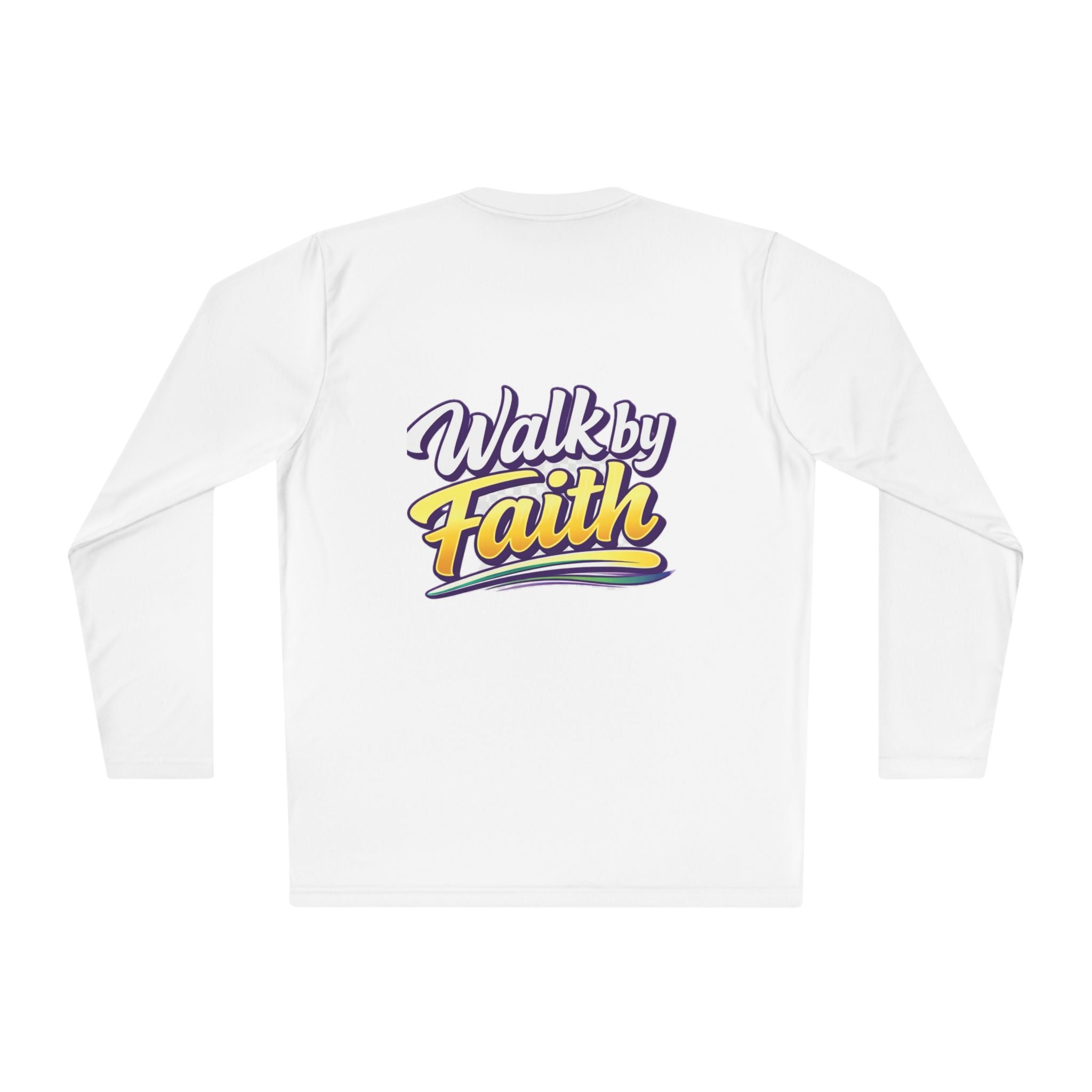 Holy Rollers Christian apparel: Holy Rollers graphic long sleeve tee | Walk by Faith design