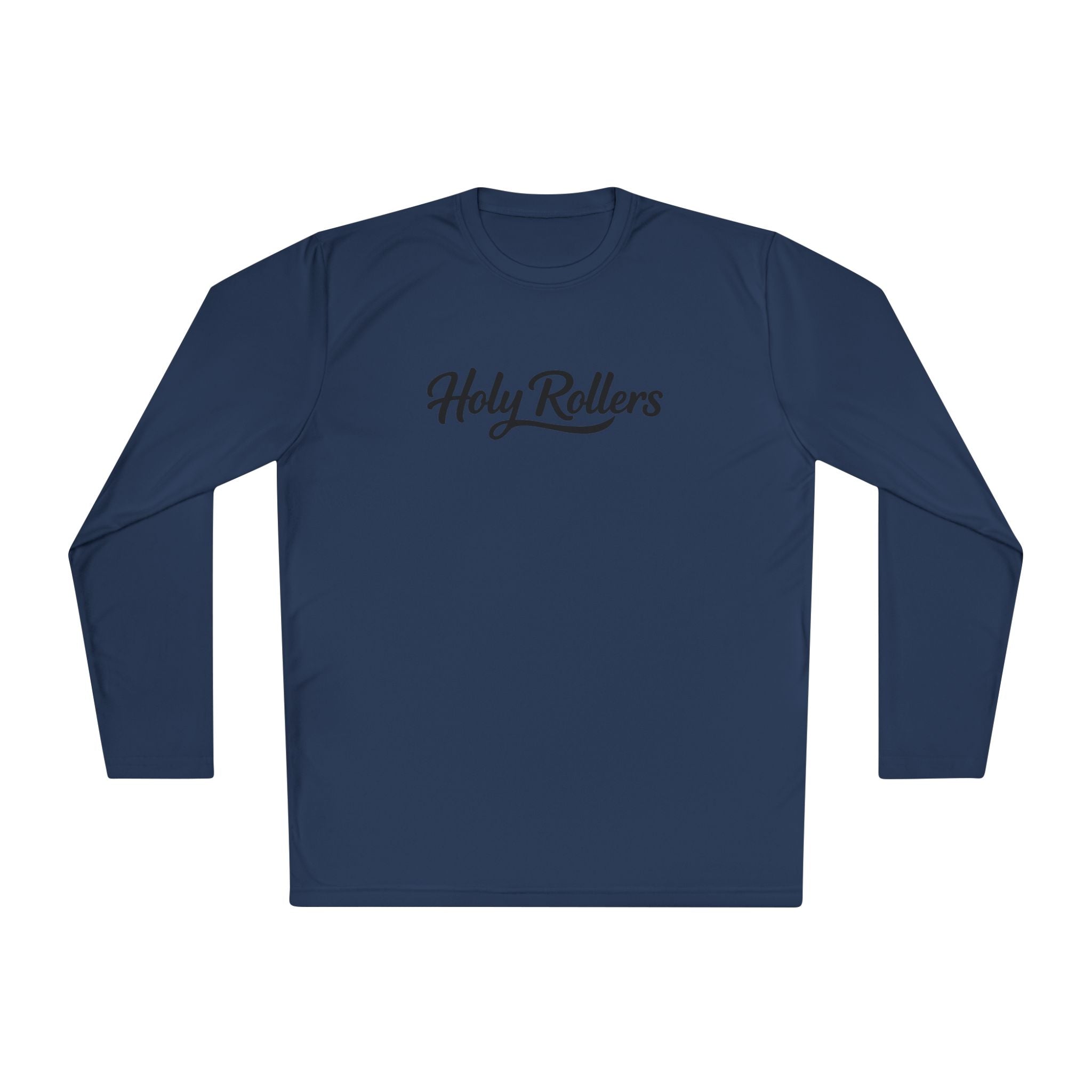 Holy Rollers Christian apparel: Holy Rollers graphic long sleeve tee | Walk by Faith design