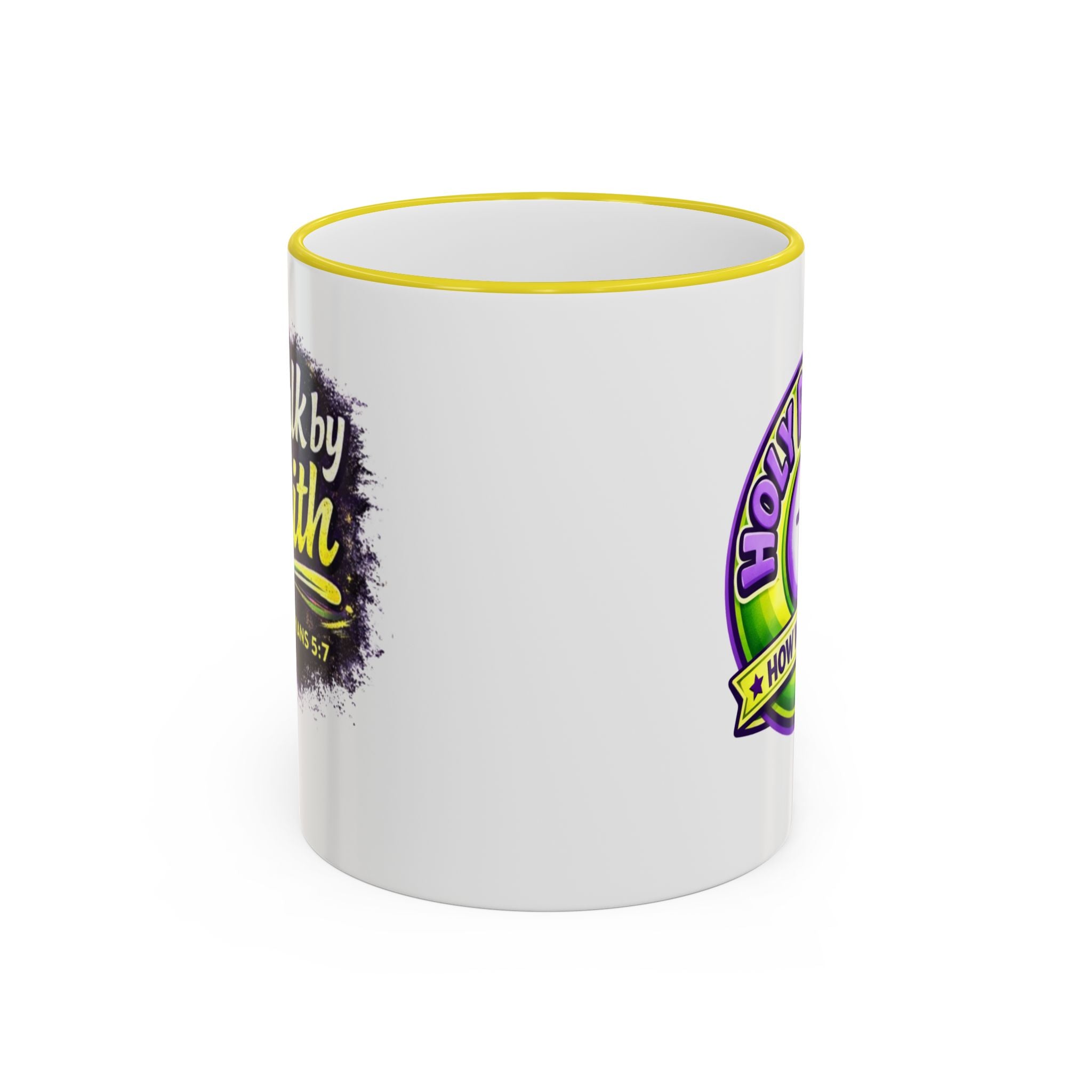 Holy Rollers Christian apparel: Holy Roller Howlbat Logo Mug | Accent Rim & Handle
