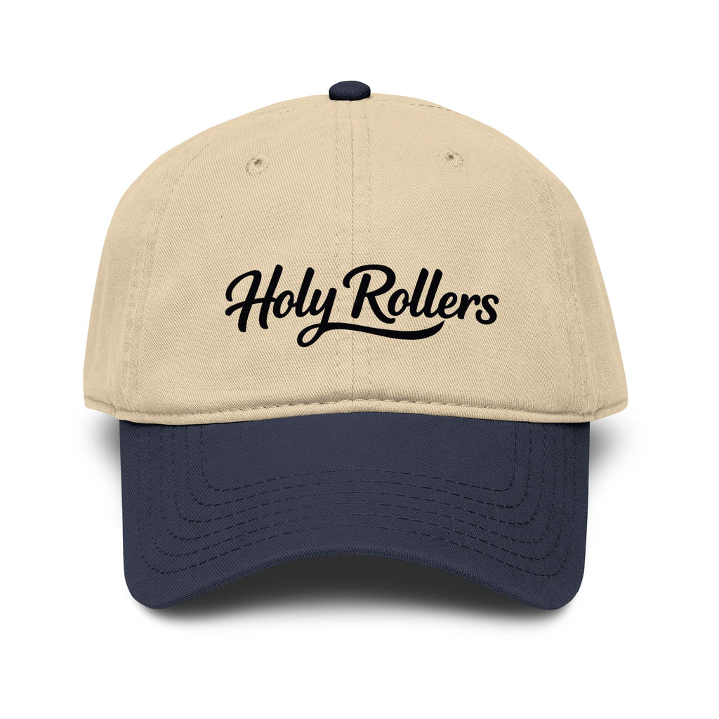 Holy Rollers Christian apparel thumbnail: Holy Rollers Baseball Cap | Script Logo Embroidered Hat