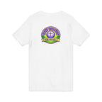 Holy Rollers word-logo t-shirt | Holy Rollers How We Roll V-neck