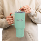 Holy Rollers Logo Tumbler | 40oz Insulated Travel Mug with Handle