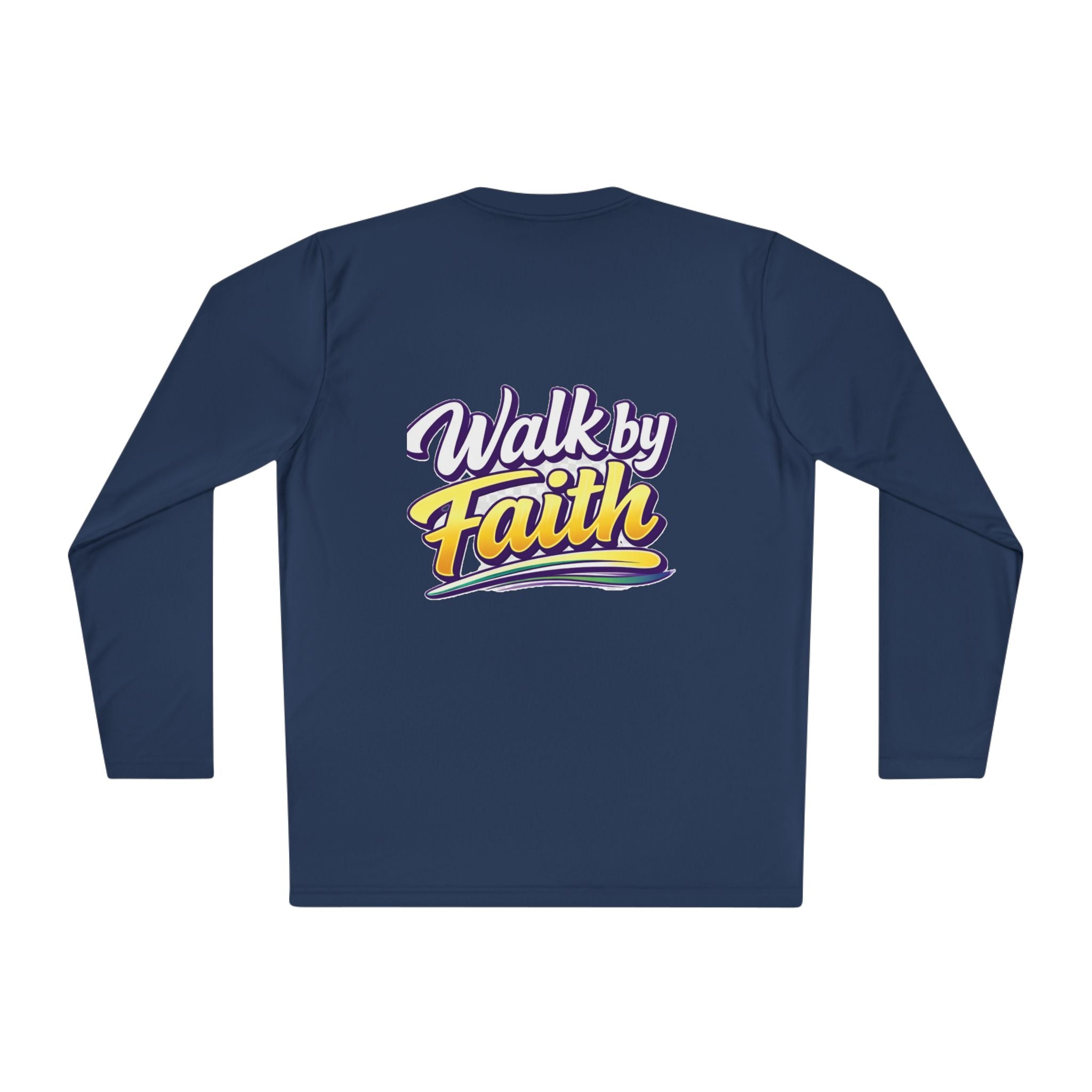 Holy Rollers Christian apparel: Holy Rollers graphic long sleeve tee | Walk by Faith design