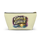 Grace Upon Grace Accessory Pouch — 'Holy Rollers' Christian Makeup & Travel Bag