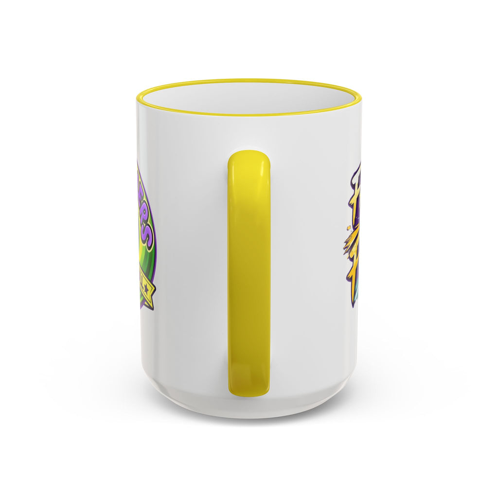 Holy Rollers Christian apparel thumbnail: Copy of Holy Roller Howlbat Logo Mug | Accent Rim & Handle