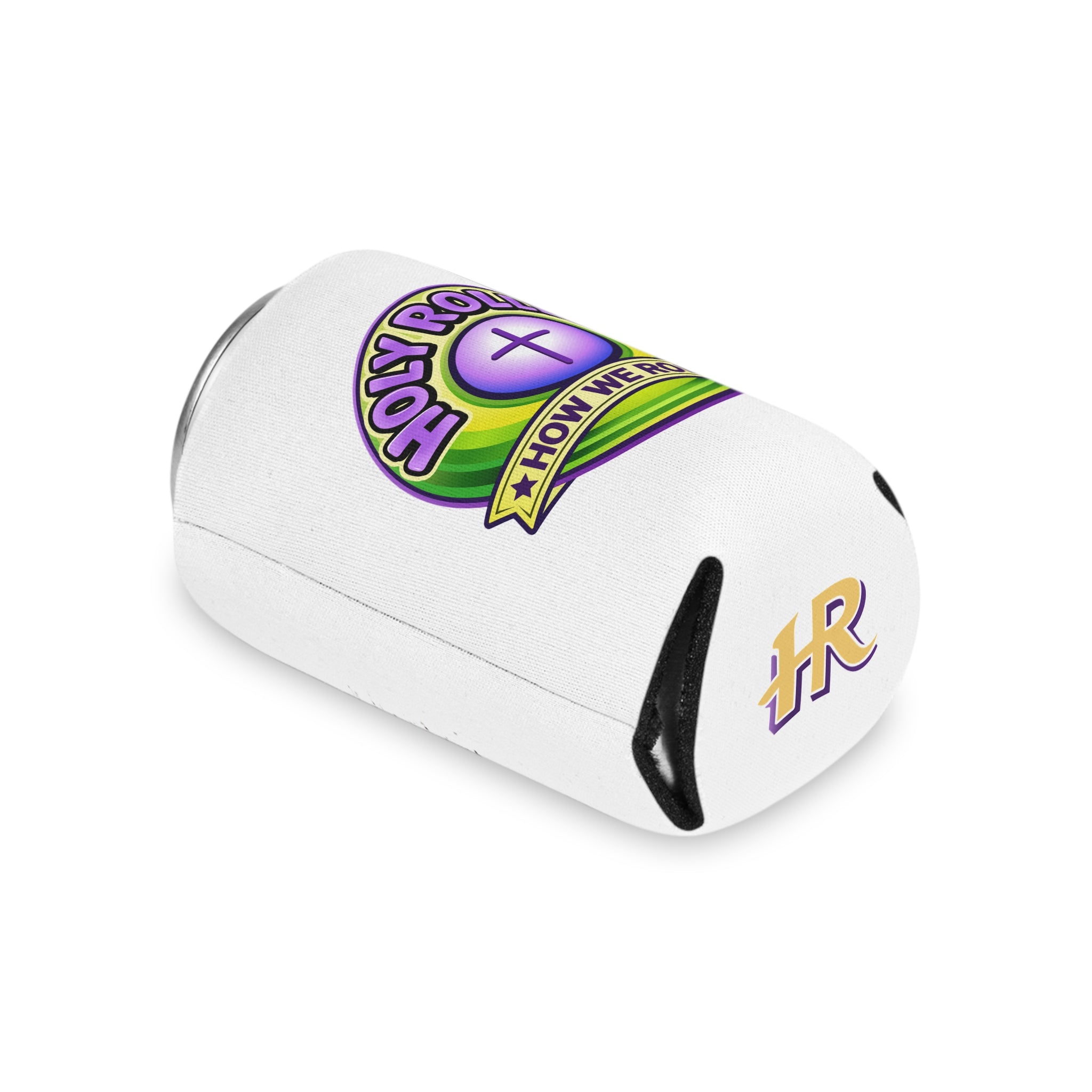 Holy Rollers Christian apparel: Christian Can Cooler — “Holy Rollers” & “Walk by Faith” Can Koozie