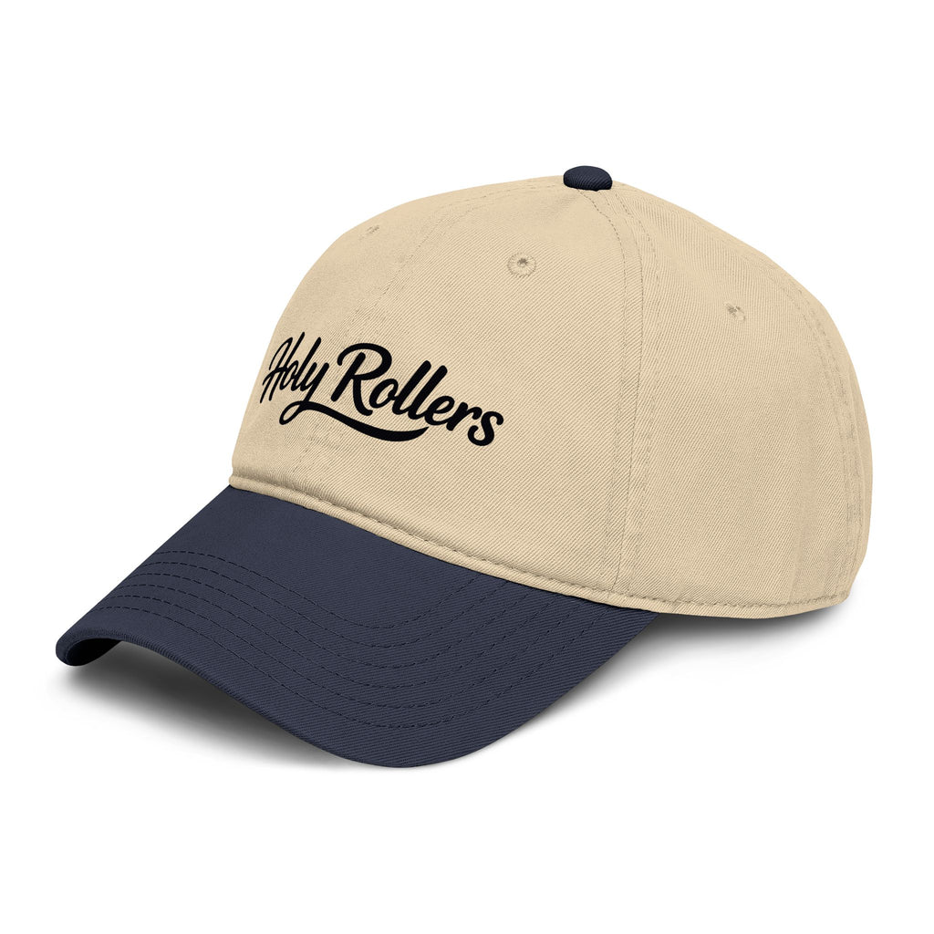 Holy Rollers Christian apparel thumbnail: Holy Rollers Baseball Cap | Script Logo Embroidered Hat