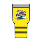 Holy Rollers cross logo Insulated Tumbler | Rolling in His Promises wave design Tumbler